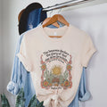 Boho Sunflower Graphic Tee – Vintage Wildflower Style