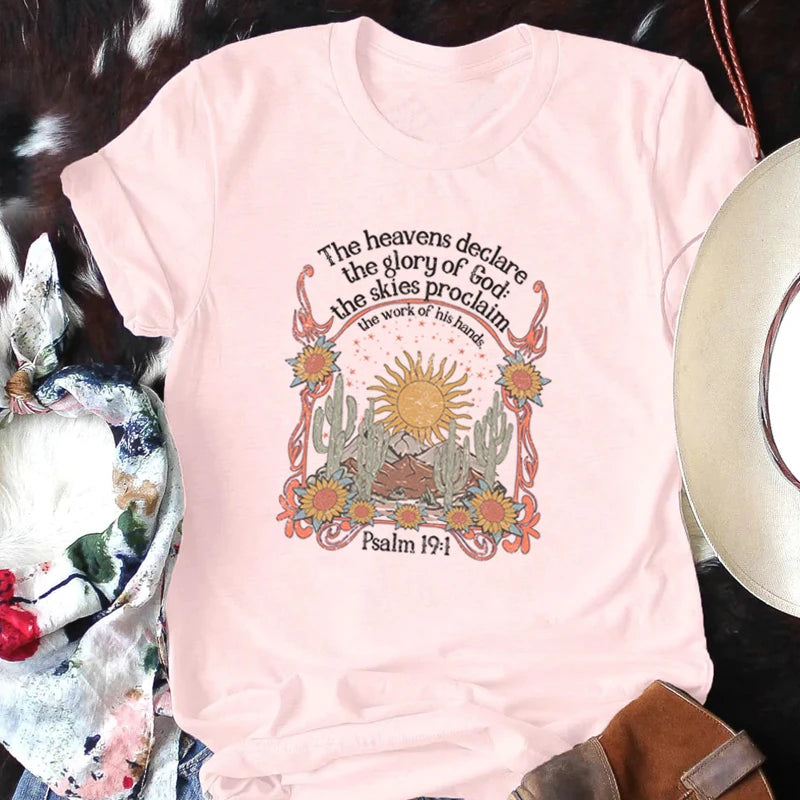 Boho Sunflower Graphic Tee – Vintage Wildflower Style